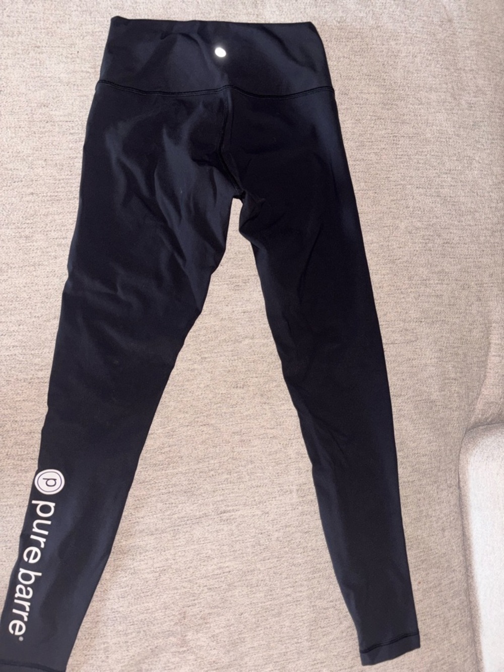 Pure Barre Black High-Waist Wunder Under Leggings